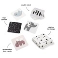 Pack de 10 cartes cartonnées aux motifs contrastés5