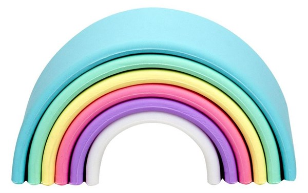 Dëna Arc-en-ciel en silicone-Pastel 2