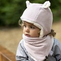 bonnet velour rose 1