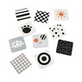 Pack de 10 cartes cartonnées aux motifs contrastés2