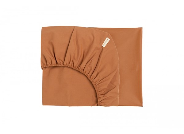 tibet-fitted-sheet-crib-sienna-brown