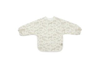 Bavoir imperméable avec manche - Animaux - Vert Olive 1