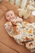 Gigoteuse gaze de coton 110 cm - Jungle