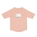 T-shirt anti-UV manches courtes enfants - Leopard, rose