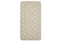 Drap-housse Jersey 60x120cm - Twig vert olive