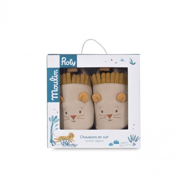 Chaussons-cuir-lion-sous-mon-baobab