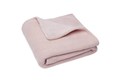 Couverture berceau 75x100 rose pale polaire