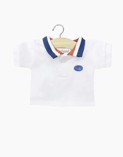 Polo Patrick en jersey blanc