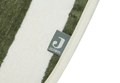 Bavoir Stripe Terry - Vert Feuille - 2 Pièces - GOTS 5