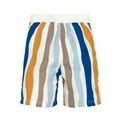 Short de bain anti-UV enfants - Vagues, Bleu blanc_3