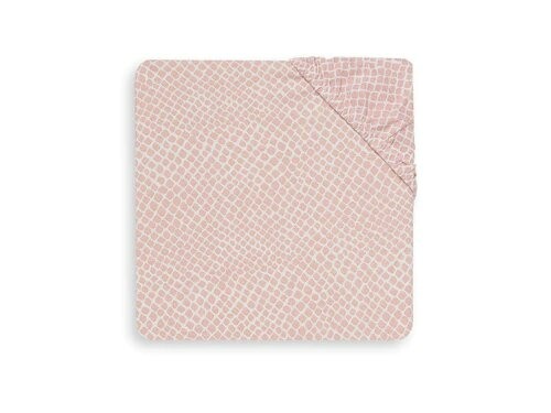 DRAP-HOUSSE JERSEY 60X120CM-SNAKE PALE PINK 1