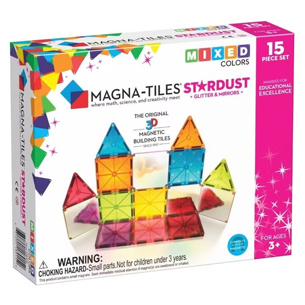 18915 Ensemble de 15 pièces Magna-Tiles® Stardust