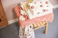 Couverture Berceau 75x100cm Spring Knit - Bois de Rose Tissu Corail 4