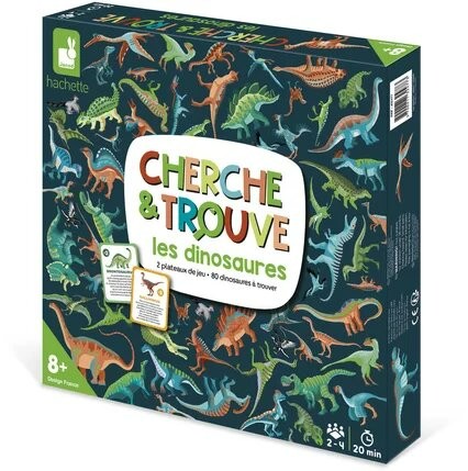 cherche et trouve dinosaures