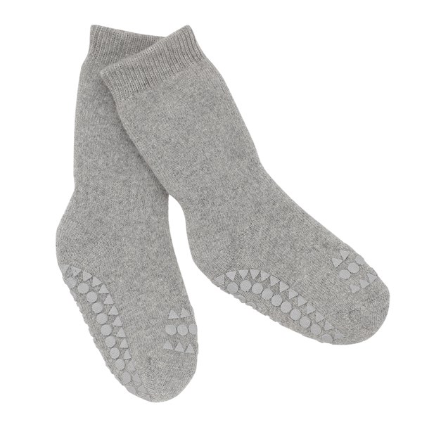 Non-slip-socks-Grey-Melange