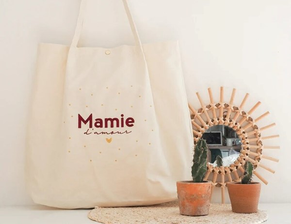 Sac en coton-Mamie d'amour