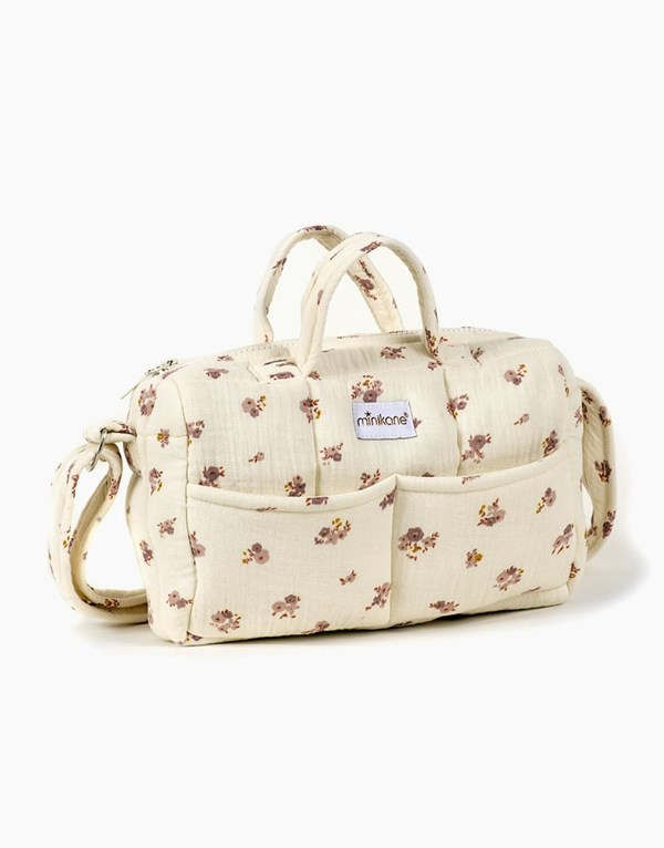 Sac à langer Petites fleurs roses