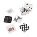 Pack de 10 cartes cartonnées aux motifs contrastés