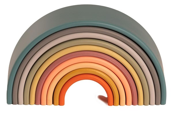 DËNA ARC-EN-CIEL EN SILICONE 10PC-NATURE