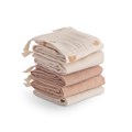 Muslin Cotton Washcloth 5-Pack_Rainbows Combo_Stack