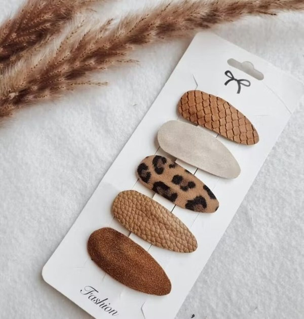 LOT DE PINCES À CHEVEUX-SKY PANTHÈRE 5