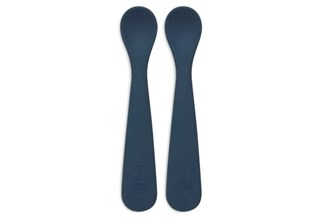 Cuillères souples en silicone-2 pièces-Bleu Jeans 1