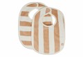 BAVOIR STRIPE TERRY - BISCUIT - 2 PIÈCES - GOTS