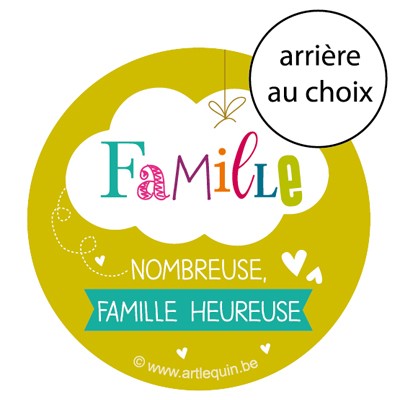 Porte Cles Miroir Famille Nombreuse Famille Heureuse